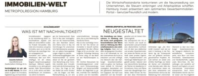 Was ist mit Nachhaltigkeit? – Schlüsselwort in der Welt am Sonntag