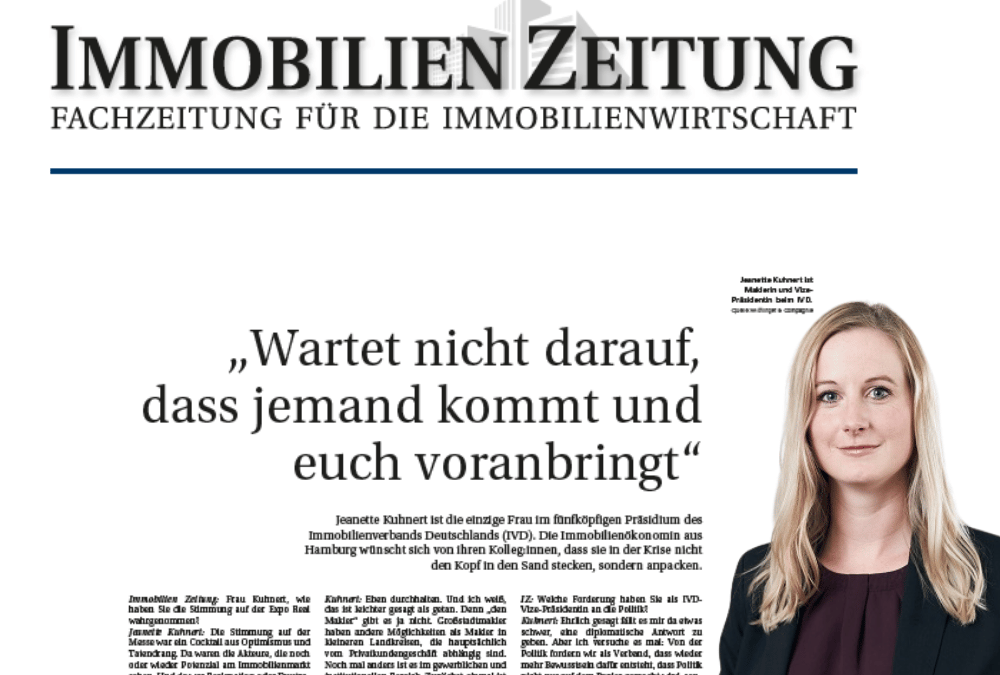 „Wartet nicht darauf, dass jemand kommt und euch voranbringt.“